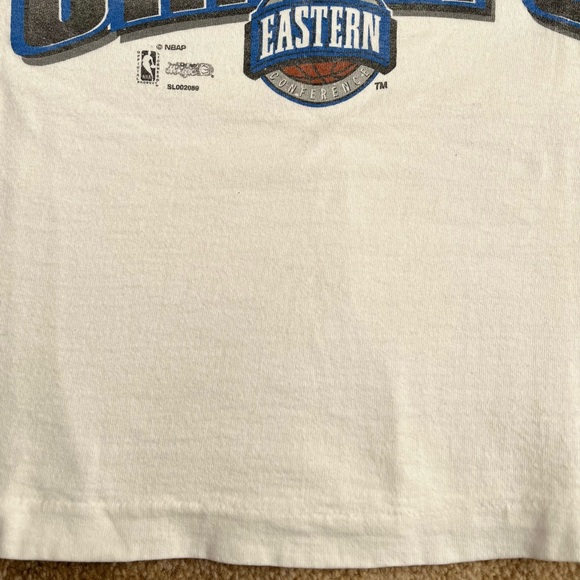 Vintage 1995 NBA x Orlando Magic Champs Graphic Single Stitch Tee, Mens M, White - Picture 4 of 6